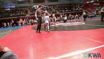 52 lbs Round Of 32 - Jack Sadler, Barnsdall Youth Wrestling vs Ford Crain, Collinsville Cardinal Youth Wrestling