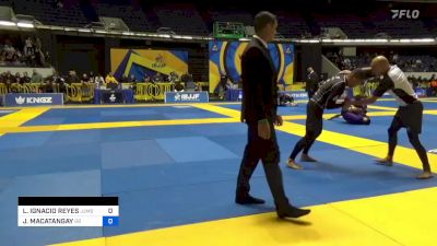 LUIS IGNACIO REYES vs JEFF MACATANGAY 2022 World IBJJF Jiu-Jitsu No-Gi Championship