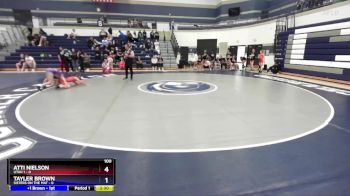 100 lbs Finals (2 Team) - Tayler Brown, Sisters On The Mat vs Atti Nielson, Utah 1