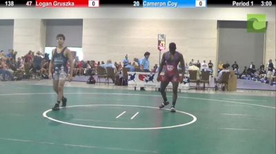138lbs Finals Cameron Coy (PA) vs. Trevell Timmons (IL)