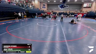 215 lbs Quarterfinal - Gray Wiles, Conroe Woodlands College Park vs Jackson Stoner, Rockwall