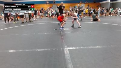 75/80 Round 1 - Jameson Campbell, Legacy Elite Wrestling Club vs Kingston Pratt, Knights Youth Wrestling
