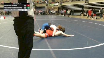 160 Championship Bracket Cons. Round 2 - Maverick Boeseneilers, Woodbury vs Sawyer Sievert, Union Grove