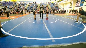 100 lbs Quarterfinal - Joshua Grilliot, Mcalester Youth Wrestling vs Clinton Carter, Heat