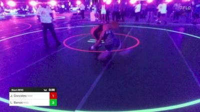 138 lbs Consi Of 32 #2 - Jake Gonzales, Basement Brawlers vs Logan Banos, Mission Wrestling