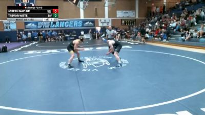 165 lbs Champ. Round 2 - Trevor Witte, Roy vs Joseph Naylor, West Jordan