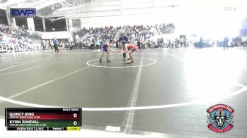 73 lbs Champ. Round 1 - Kyrin Randall, Trailblazer Wrestling Club vs Quincy King, Bobcat Wrestling Club