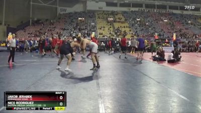 285 lbs Semis (4 Team) - Jakob Jerabek, Morningside (Iowa) vs Nico Rodriguez, Eastern Oregon University (OR)