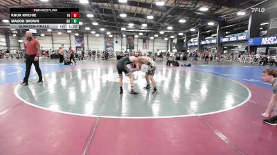 100 lbs Quarterfinal - Knox Ritchie, TN vs Mason Brown, NC