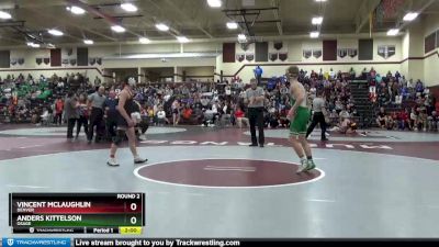 132 lbs Round 2 - Anders Kittelson, Osage vs Vincent McLaughlin, Denver