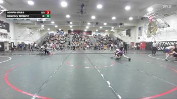 106 lbs Cons. Round 1 - Adrian Stiles, Mountain View vs Dempsey Mitthof, Laguna Hills