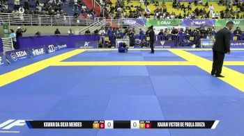 Kauan Victor De Paula Souza vs Kawan Da Silva Mendes 2025 Brasileiro Jiu-Jitsu IBJJF