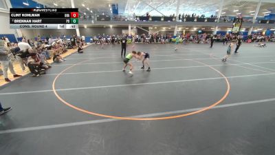 85 lbs Cons. Round 4 - Brennan Hart, Unattached vs Clint Kohlman, Unattached