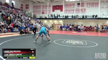 190 lbs Semifinals (8 Team) - Luke Arnold-Decyk, Cape Henlopen H S vs James Delvescovo, Salesianum