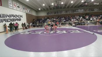 100 lbs Champ. Round 2 - Hazel Gaukel, Niobrara County vs Meri Werner, Chadron Girls