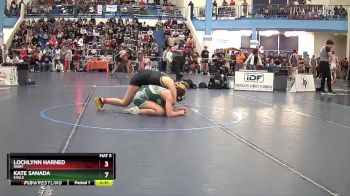 145 lbs Champ. Round 2 - Kate Sanada, Eagle vs Lochlynn Harned, Rigby