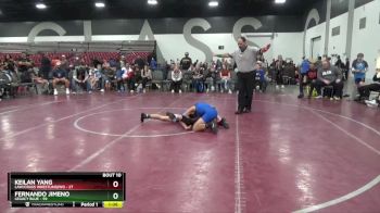 85 lbs Round 3 (8 Team) - Fernando Jimeno, Legacy Blue vs Keilan Yang, LAW/Crass Wrestling(WI)