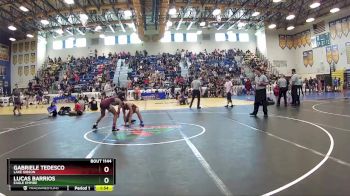 106 lbs Champ. Round 2 - Gabriele Tedesco, Lake Gibson vs Lucas Barrios, Eagle Empire