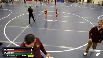 50 lbs Round 4 (6 Team) - Tate Blaser, St. Francis vs Wiley Derby, Northfield