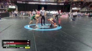 4A 133 lbs Champ. Round 1 - Koltyn White, Aztec vs Marcos Chacon, Los Alamos