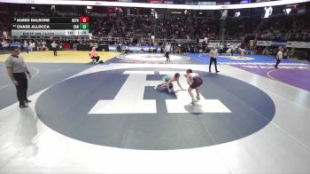 I-132 lbs Champ. Round 2 - James Nalbone, Bethlehem vs Chase Allocca, Carmel