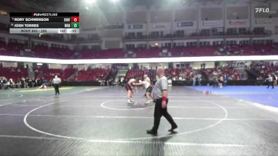 285 lbs Cons. Semi - Josh Torres, Ridgevue vs Rory Schwenson, Centennial