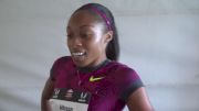 Allyson Felix still trying to get back to full strenght