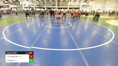 81 lbs Consi Of 16 #2 - Scout Engleright, Soaring Eagles WC vs Emmitt Brown, Springfield VT