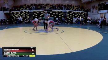 138 lbs Cons. Round 2 - Ayden Shepherd, NORWAYNE vs Kaiden Oliver, SPRINGFIELD(Akron)