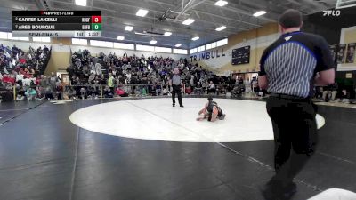 113 lbs Semifinal - Carter Lanzilli, Ridgefield vs Ares Bourque, Enfield