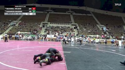 6A 190 lbs Cons. Round 4 - Maxwell Wilson, Spanish Fort vs Kavarion Madden, Jackson-Olin HS