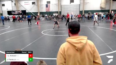 58 lbs Quarterfinal - Liem Richard, PLEASANTON vs Jonathan Flores Jr., Norton Wrestling Club