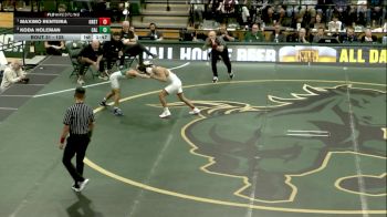125 lbs 1st Place Match - Maximo Renteria, Oregon State vs Koda Holeman, Cal Poly