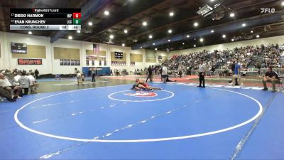 126 Boys Cons. Round 2 - Evan Krunchev, La Costa Canyon vs Diego Harmon, Imperial