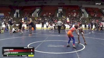 70 lbs Cons. Round 3 - Caden Dice, Birch Run vs Landen Barnett, Hudson