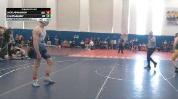 138 lbs Champ. Round 2 - Jack Abramson, Pingry School vs Lucas Gandy, Clearview