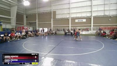 132 lbs Placement Matches (8 Team) - Jaden Montez, Texas Red vs Owen Proper, Arizona