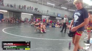 138 lbs Quarters & 1st Wb (16 Team) - Cael Prater, Backyard Brawlers vs Thomas Johnson, Team Palmetto