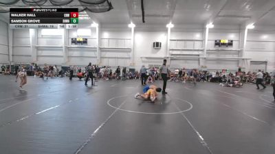 105 lbs Round 5 (8 Team) - Samson Grove, SHWA vs Walker Hall, CrossRoads Wrestling