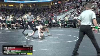 113 lbs Quarterfinal - Mac Crosson, Indianola vs Landon Gottschalk, Dubuque Hempstead