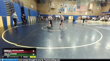 130lbs Cons. Round 7 - Nelly Lozano, Hillsboro vs Berkley McCullough, Pasco (Girls)