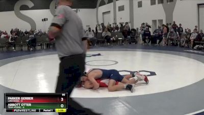 95 lbs Round 3 - Parker Gerber, LAW/Crass vs Abbott Otter, Team Atomic