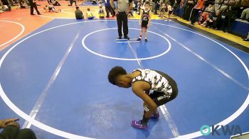 61 lbs Round Of 16 - Gabriel Shuemake, Poteau Youth Wrestling Academy vs Kingston Reed, Pin-King All Stars