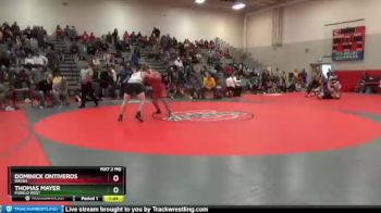 220 lbs Semifinal - Thomas Mayer, Pubelo West vs Dominick Ontiveros, Brush