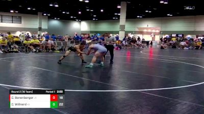 152 lbs Round 2 (16 Team) - Cale Bonenberger, Intense Wrestling vs Cade Willnerd, SD Red