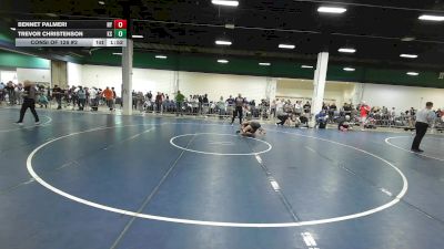 132 lbs Consi Of 128 #2 - Bennet Palmeri, NY vs Trevor Christenson, KS