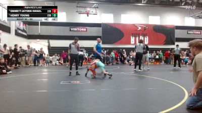 50 lbs 1st Place Match - Henry Young, Reverence Wrestling Club vs Emmett-Jayden Israel, Pelion Youth Wrestling