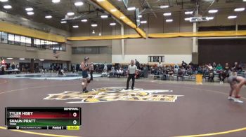 125 lbs Semifinal - Tyler Hisey, Lourdes vs Shaun Pratt, Trine