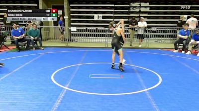 85 lbs Consi Of 8 #1 - Brandon Flamini, Cranford vs Noah Hein, The Outsiders