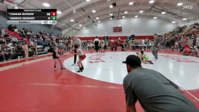 55-57 lbs Round 5 - Canaan Jackson, Eaton Reds WC vs Dedrick DeGroot, Platte Valley